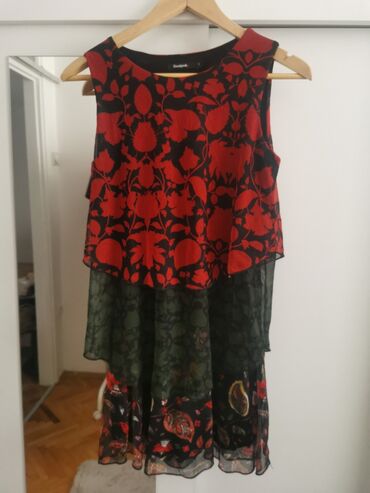 haljina od tvida: Desigual S (EU 36), bоја - Šareno, Na bretele