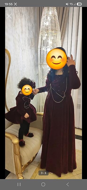 boyuk donlar: Ana-qız məclis dəsti – zərif məxmər kolleksiya — 3