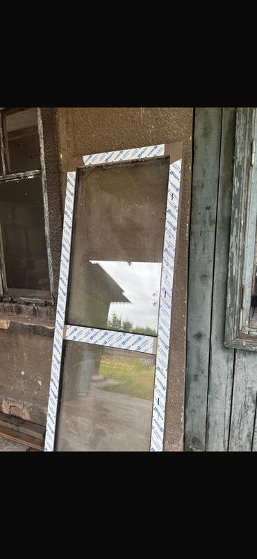 деревянные окна в бишкеке цены: Алюминевое окно, Глухое, Б/у, 200 *65, Самовывоз