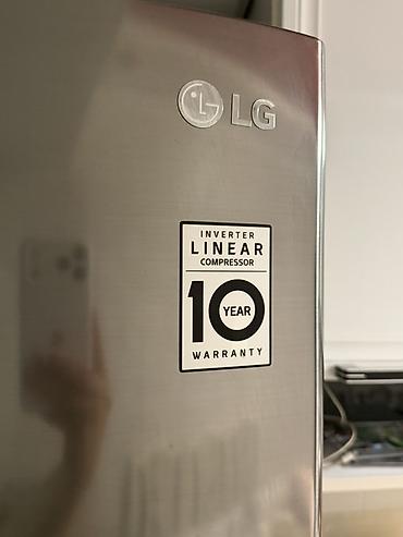 холодильники лж: Холодильник LG с нижней морозильной камерой, нержавеющая сталь — 1