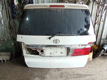 тоета альфарт: Крышка багажника Toyota 2003 г., Б/у, цвет - Белый,Оригинал
