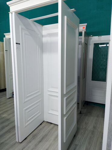 межкомнатные двери ош: Ağ rəngli klassik interyer qapıları - Material: MDF/taxta əsaslı at lalafo.az межкомнатные двери ош: Ağ rəngli klassik interyer qapıları - Material: MDF/taxta əsaslı