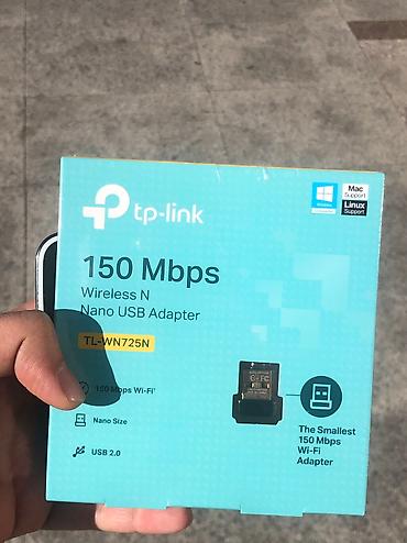 Modemlər və şəbəkə avadanlıqları: USB Nano Adapteri 150Mbit/s TP-Link TL-WN725N — 1