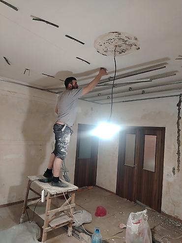 alcıpan fiqurları: Alçıpan tavan və işıqlandırma sistemi quraşdırılması - İki- və — 5