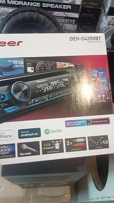 pionee: Pioneer DEH-S4250BT – CD RDS Receiver (avtomobil maqnitofonu) Əsas — 1
