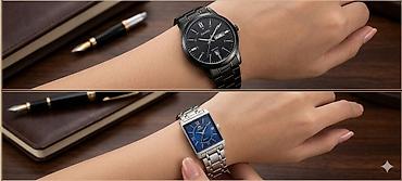 samsung watch 1: Çatdırılma PULSUZDUZ ✅✅✅✅👍 Klassik dizaynlı qol saatları - Minimalist — 6