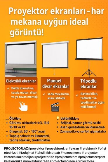 Lampalar: Projektor lampaları və AV receiver Təsvir: - Şəkillərdə müxtəlif — 162
