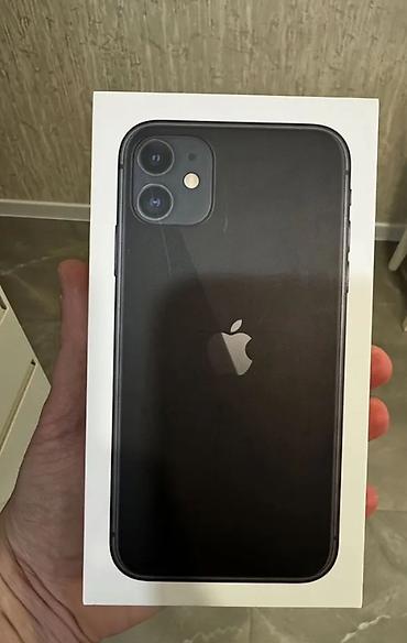 Apple iPhone: IPhone 11, Б/у, 128 ГБ, Черный, Зарядное устройство, Чехол, Кабель, 81 % — 9