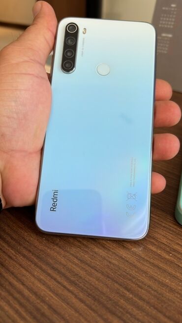 Xiaomi: Xiaomi Redmi Note 8, rəng - Göy, 
 Barmaq izi