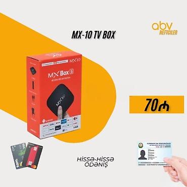 TV və video: TV box "MX-10" MX-10 TV BOX mx 10 4/64 tv box Hörmətli — 1