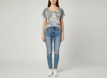 bluzki boho plus size: Bluzka damska, rozmiar S
