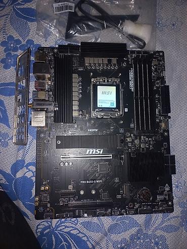 msi noutbuk: MSI PRO B650-S WIFI anakarti - Platforma: AMD AM5 (Ryzen 7000 — 2