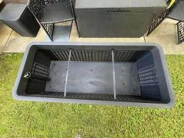 Žardinjere: Povišena žardinjera za baštu/balkon – ratan izgled, samostalna - — 25