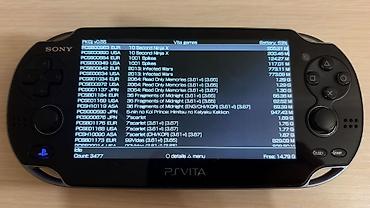 ps hesabı: Sony Playstation Vita Oled Model. Seliqeli istifade olunub, evvelden — 6