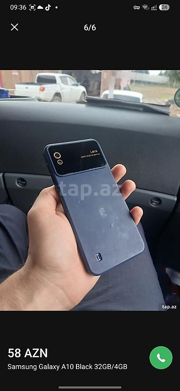 xiaomi redmi note 8: Samsung Galaxy A10, 32 GB, rəng - Qara, İki sim kartlı — 6