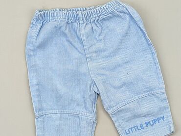 niebieskie legginsy dla dzieci: Denim pants, 3-6 months, condition - Good