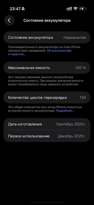 Apple iPhone: IPhone Air, Б/у, 256 ГБ, Black Titanium, Зарядное устройство, Защитное стекло, Чехол, 100 % — 5