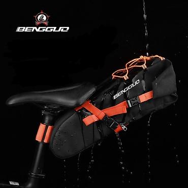 боковые кофры: Велосумка подседельная BENGGUO - Назначение: баул/сумка на — 1