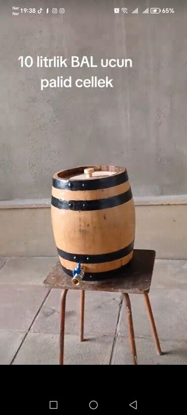 Bağ və bostan üçün digər məhsullar: Turşu tutma üçün qapaqlı xalis palıd çəlləklər. sifarişlə — 9