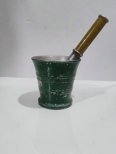 heveng: Alüminium dibək və həvəng dəsti - Material: qalın divarlı alüminium — 1