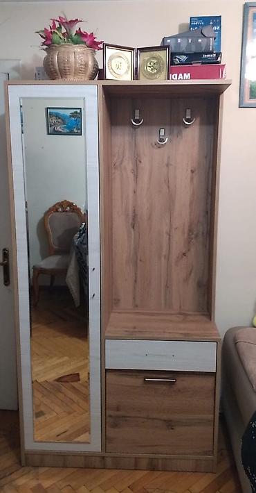 balta: Dehliz üçün çoxfunksiyalı dəst – güzgülü şkaf və paltar asqısı bölməsi — 1
