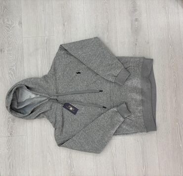 зип худи оверсайз мужские: Эркектердин толстовкасы, M (EU 38), Polo Ralph Lauren, Жаңы, түсү - Боз