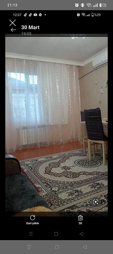 Şəffaf tül pərdə - Rəng: ağ, zərif parıltılı - Naqış: şaquli zolaqlar