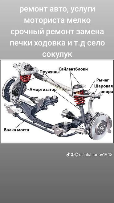 ремонт тормозных колодок: Ремонт деталей автомобиля, Промывка, чистка систем автомобиля, Замена ремней, без выезда