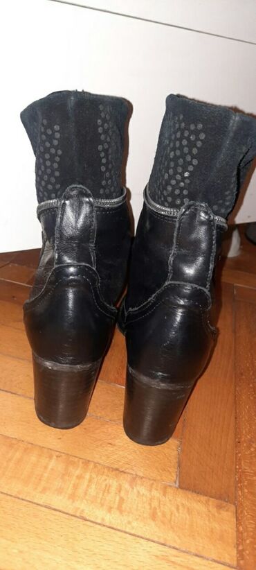 bershka cizmice: High boots, 38