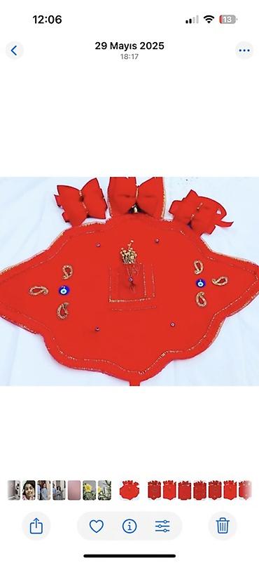 saxta baba geyimi: Qurbanlıq heyvan üçün bəzək dəsti – qırmızı rəngdə Məhsulun tərkibi — 4