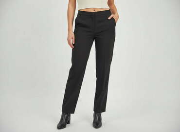 Women's Pants: Spodnie materiałowe damskie, rozmiar S