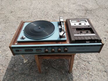 Другая аудиотехника: Продаются: 1-проигрыватели грампластинок по 1000 сом. 2- катушечный — 8