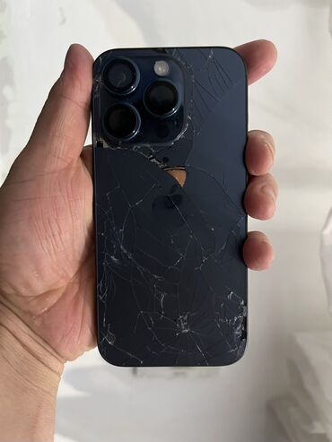 поко м7 про: IPhone 15 Pro, Колдонулган, 256 ГБ, Blue Titanium, 81 %