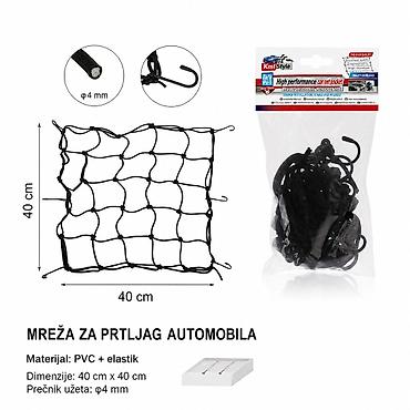 KMT Mreža za prtljag automobila 2000885 Praktična elastična mreža za