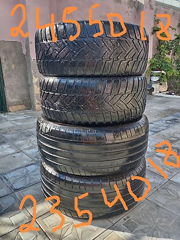 cruze diski: Məhsul: Avtomobil şinləri dəsti - Ölçülər: - 2 ədəd: 245/50 R18 — 1