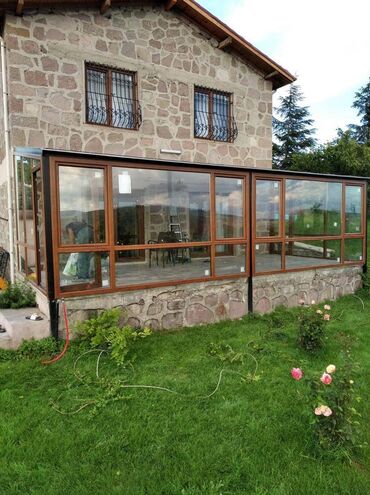 islenmis plastik qapi pencere: Cam Balkon 1 kv - 120 manat her reng movcuddur Bizim digər