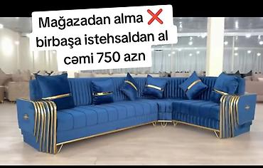 Угловой диван, Новый, Раскладной, С подъемным механизмом, Велюровая ткань, Бесплатная доставка at lalafo.az — 1 Угловой диван, Новый, Раскладной, С подъемным механизмом, Велюровая ткань, Бесплатная доставка — 1