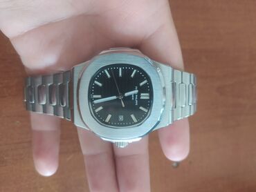 swatch saati: Б/у, Наручные часы, Patek Phillipe, цвет - Серебристый