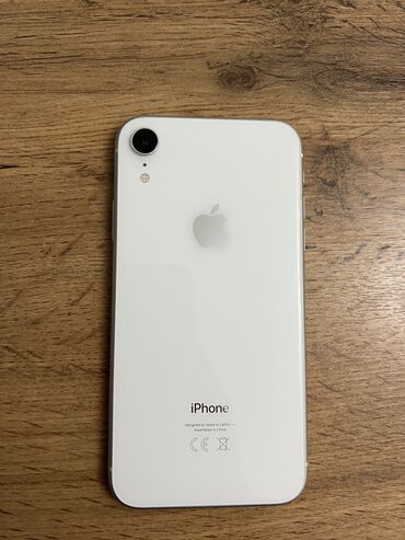 Apple iPhone: IPhone Xr, Б/у, 64 ГБ, Белый