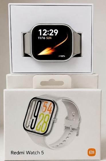 redmi 26: Redmi Watch 5 ağıllı saat - Rəng: açıq boz/gümüşü korpus və uyğun — 1