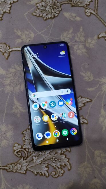 телефон поко f4: Poco X4 Pro 5G, Б/у, 128 ГБ, цвет - Синий, 2 SIM