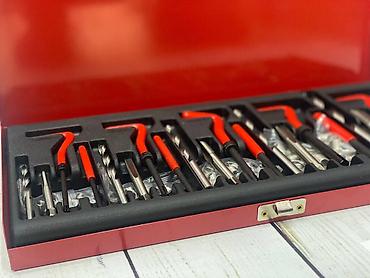 ключ ремонт: Набор для восстановления резьбы (Thread Repair Set) в металлическом — 3