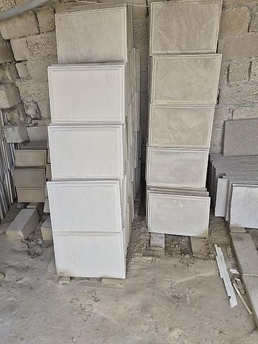 dekorativ daşlar: Pilləkən və fasad üçün kəsilmiş təbii daş plitələr - Məhsul: Uzun — 7