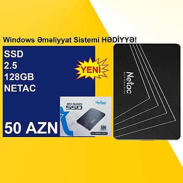 SSD diskləri: SSD-lər” ⭐2.5 SSD 128GB Netac (Yeni) - 50 AZN ⭐2.5 SSD 128GB Netac — 3