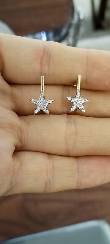 Sırğalar: Sırğa, Sarı qızıl, 585 Əyar — 9