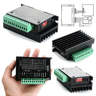lazer mayak: TB6600 Step Motor Sürücü və Nəzarət Kartı (4A) - 9–40V DC qidalanma — 2