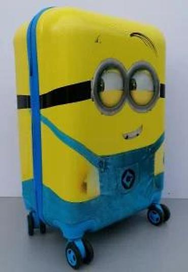 Rančevi, torbe i koferi: Dečji kofer na točkiće – Minions dizajn - Tvrda školjka sa sjajnom — 13