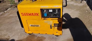 generator icarəsi: SEEMARK KDE6700T dizel generator - Yanacaq növü: Dizel - Tezlik: 50 — 1
