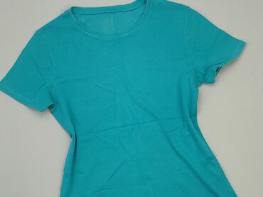 turkusowy t shirty damskie: T-shirt, Marks & Spencer, S, stan - Dobry