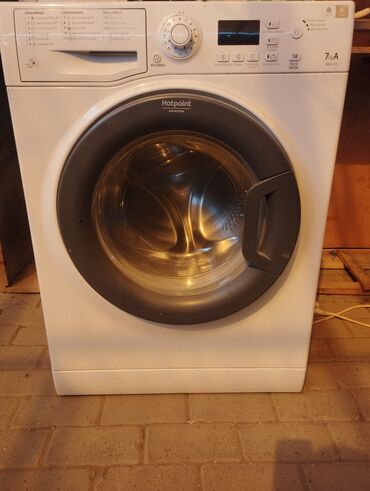 продажа стиральных машин бу в джалалабаде: Стиральная машина Hotpoint Ariston, Б/у, Автомат, До 7 кг, Узкая
